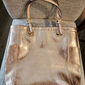 Elegant Metallic Tote Bag